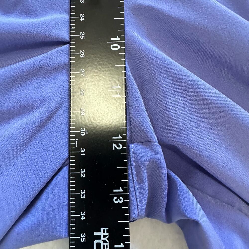 Athleta Arrival Straight Leg Ankle Pants Adonis Purple Blue #586940 10 Tall NWOT - Picture 10 of 13